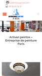 Mobile Screenshot of entreprise-de-peinture-paris.com