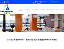 Tablet Screenshot of entreprise-de-peinture-paris.com